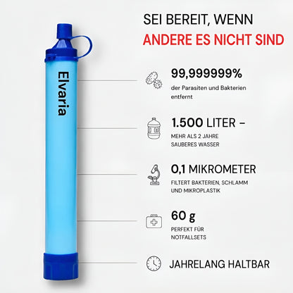HYDRO-X1 Notfall Wasserfilter (1.500 Liter)